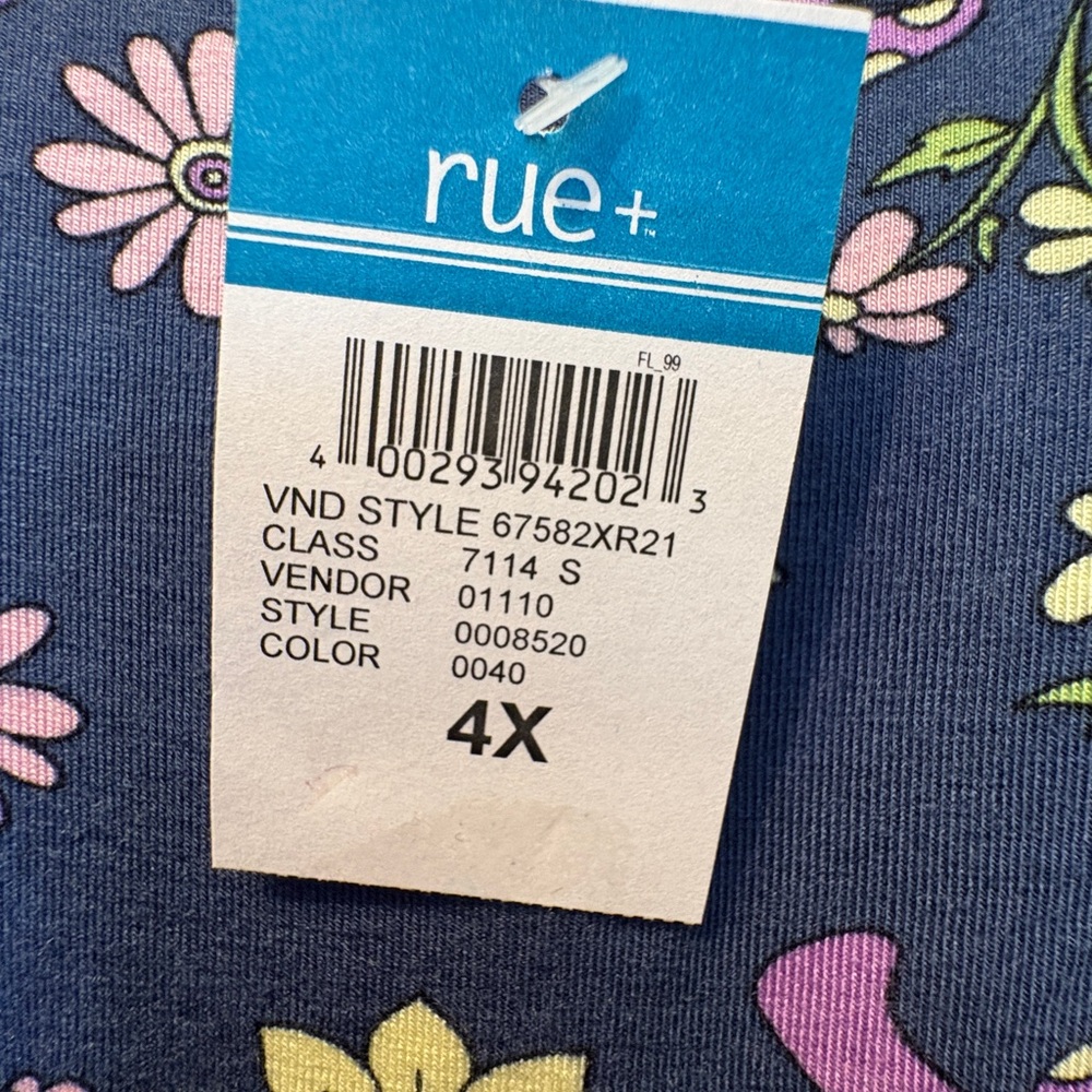 NWT Rue21: Floral Navy Women's Mini Dress - Picture 9 of 12